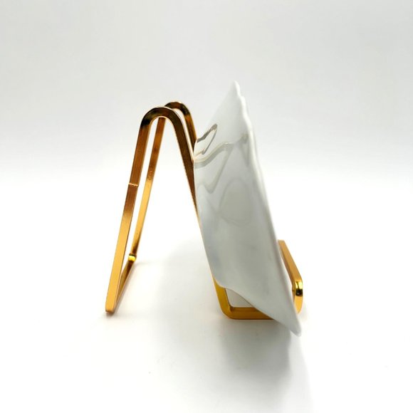 VTG Limoges France White Porcelain Oval Dish With Gold Trim, Elegant Table Decor - Picture 5 of 11